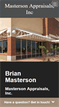 Mobile Screenshot of mastersonappraisals.com
